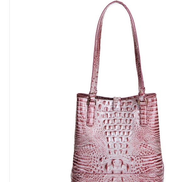 Brahmin Fiora Pink Icing Bucket leather bag AND matching ADY NWT GORGEOUS SET - Picture 7 of 11